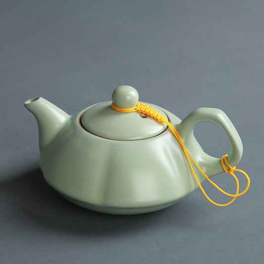 Ru Ware Celadon Ceramic Teapot