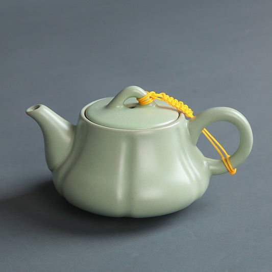 Ru Ware Celadon Ceramic Teapot