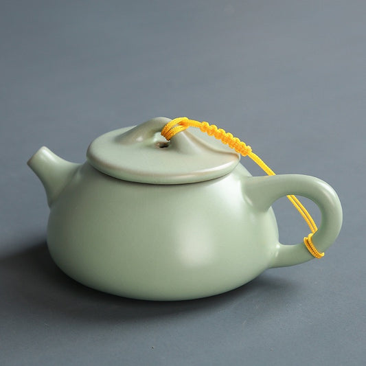 Ru Ware Celadon Ceramic Teapot