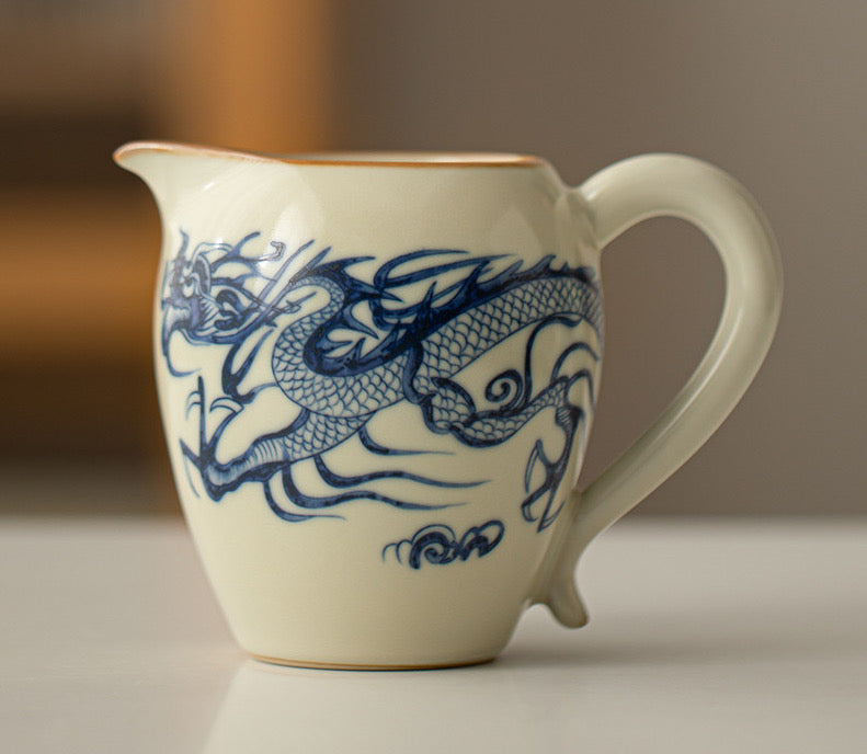 Ru Ware Ceramic Dragon Tea Pitcher